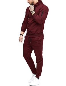 Hot Selling men Winter Warm tracksuits hooded Two Piece Suits Sports Clothing Top Hoodie Tracksuits - Product Image 1