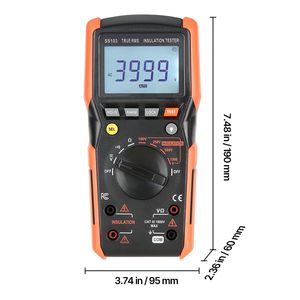 Multimetro Digitale 4000 Conti TRMS Tester di Tensione AC/DC 1000V con Selezione Automatica/Manuale, Max 600V Ohmmetro e Voltmetro AC - Product Image 2