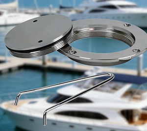 Placa de Cubierta Hermética de Grado Marino 2026 con Orificios para Llaves, de Acero Inoxidable para Barcos y Yates - Product Image 6