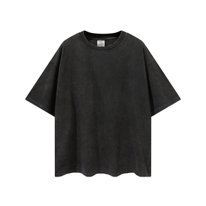 Wholesale <b>Acid</b> <b>Wash</b> <b>T</b> <b>Shirt</b> Men Hip Hop Streetwear Cotton Vintage Washed Tee Custom Logo High Quality Fashion <b>Shirts</b> - Product Image 4