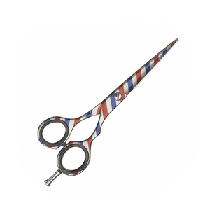 Ciseaux de coiffure pour barbier, pour usage domestique et professionnel en salon, pour droitiers. - Product Image 1