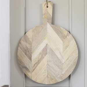 Tabla de cortar de madera hecha a mano |   Tabla de Cortar y Servir de Madera Natural |   Accesorios de Cocina Ecológicos - Product Image 4