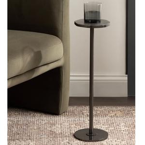 Mesa de Cóctel de Aluminio Elegante de Alta Calidad, Muebles de Primera Calidad, Mesa Auxiliar Metálica para el Hogar, Hotel, Vino y Bebidas, Latón - Product Image 1