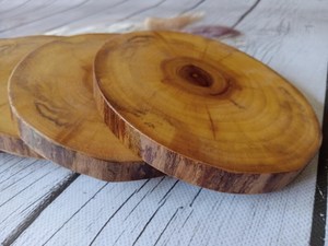Nuevo Diseño Personalizable, Posavasos de Madera Hechos a Mano, Ecológicos, Resistentes al Calor, Antideslizantes, Artesanía Atemporal - Product Image 6
