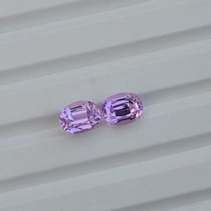 26Carats Natural Fuchsia Pink Kunzite <b>Matched</b> Oval Pair Set Gemstone Jaipur Manufacturer Good Quality Kunzite Perfect Jewelry - Product Image 4