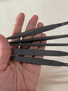BEST PRICE Industrial 5-Piece Steel Needle File Set 200mm High Quality Smooth Cut Rounded End Jewelry <b>Tool</b> Set 6mm Shaft OEM - Product Image 2