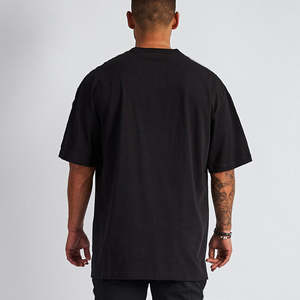 T-shirt Homme Oversize en Coton à Col Rond, Doux, Décontracté, Séchage Rapide, Respirant, Écologique, Léger, pour la Gym et le Fitness, Manches Courtes - Product Image 3