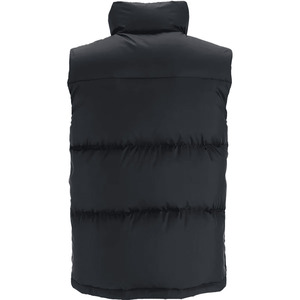 Chaqueta de Invierno Cortavientos para Mujer con Logotipo Personalizado, Cuello Alto, Sin Mangas, Impermeable, con Capucha y Relleno de Plumón Blanco - Product Image 2