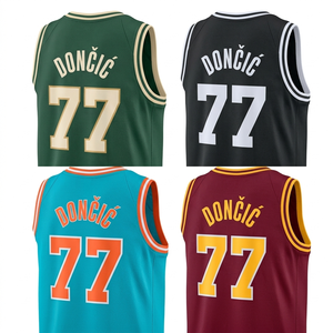 Nueva Temporada, Jersey de Fútbol Transpirable para Hombre, al por Mayor, Spandex/Poliéster, Manga Corta, Cuello en V, Lentejuelas Bordadas, Personalizable para Equipo - Product Image 1