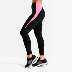 Leggings Rosa de Cintura Alta para Mujer, Verano, Spandex/Nylon, Elásticos en 4 Direcciones, Largos, para Gimnasio, Fitness, Ejercicio, Sexy - Product Image 3