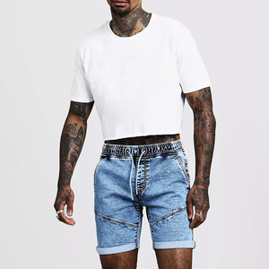 High Quality Heavyweight <b>Men's</b> <b>Crop</b> T-shirts <b>Top</b> Selling Tshirt Custom Cropped T Shirt <b>for</b> <b>Men</b> - Product Image 1