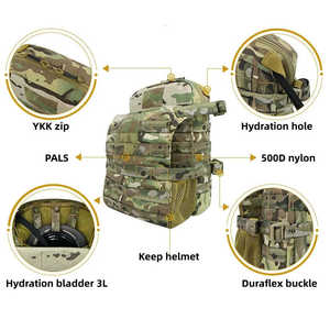 Large <b>Anti</b> <b>Theft</b> Tactical <b>Backpack</b> for Men's Hunting <b>Backpack</b> with DIY System for Travel Work Camping Hiking Sports - Product Image 1