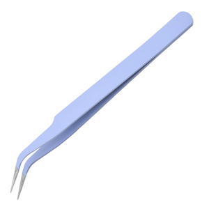 Top Trend Tweezer <b>mink</b> Stainless Steel Handmade <b>Eyelash</b> <b>Extension</b> Tweezers Long Lasting Diamond Dust Fiber Tips - Product Image 2