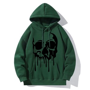 Unisex Regular Fit Pullover Hoodie Polyester/Cotton Fleece Eco-Friendly Zipper Custom Graphic High Street Spring Quick Dry - Product Image 4