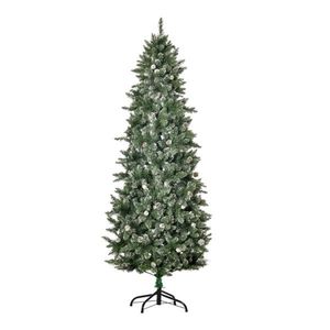 Lussuoso Albero di Natale Artificiale da 2,3 m Personalizzabile, Pino da 210 cm con Base, Bacche Decorative in PET, PVC, PE - Product Image 2