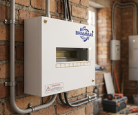 Boîte de distribution BHAMMAR 100A 240V IP54, serrure industrielle anti-effraction, porte simple