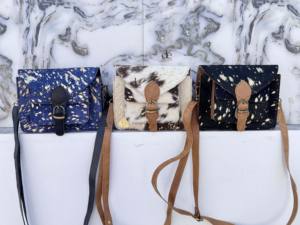 Nouveau design 2026 Sac bandoulière pour femme en cuir de vachette à poils, style bohème, multi-usages, en promotion - Product Image 4