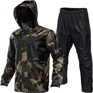 Rain Suit Lightweight Travel Waterproof Clothing Supplier <b>Outdoor</b> Rain Jacket and Pants Set Waterproof Rainwear - Product Image 4
