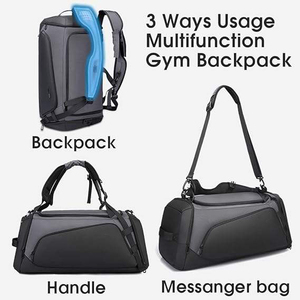 Heavy Duty Fitness Travel Duffel <b>Bag</b> Handles Large Interior Space For Workout Gear Professional Quality For Daily Gym Training - Product Image 4