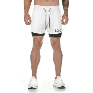 <b>Men's</b> Olive <b>Green</b> Eco-Friendly Canvas Quick Dry Drawstring <b>Shorts</b> with Pockets and Logo Front Casual Sport Style Mid Waist - Product Image 2