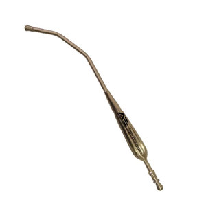 Tubes d'aspiration manuels Yankauer en acier inoxydable de haute qualité avec poignée ergonomique pour instruments médicaux professionnels ORL et dentaires - Product Image 4