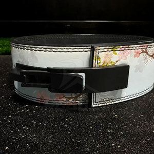 Pakistan Made Sublimated Leather Cowhide Customizable Non-Slip Weightlifting Anime Lever <b>Belt</b> - Product Image 6