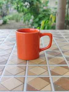<b>Ceramic</b> <b>Mugs</b> Set of Five Colorful Coffee Cups Minimalist Design Round Shape <b>for</b> Daily Use - Product Image 2