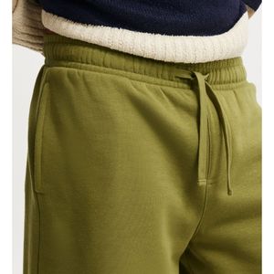 Custom Heavyweight French Terry Fleece Baggy Sweat <b>Shorts</b> <b>Men</b> Oversized Raw Hem Drawstring Casual Knee Length <b>Bermuda</b> <b>Shorts</b> - Product Image 4