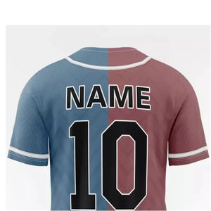 Camiseta de Béisbol al por Mayor para Hombre con Costuras Resistentes, Camiseta de Béisbol Más Vendida, Alta Calidad, con Servicio OEM - Product Image 4