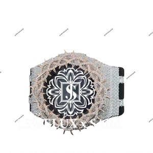 Reloj de Pulsera de Lujo con Incrustaciones de Diamantes de Imitación en Goma Negra y Blanca, de Primera Calidad - Product Image 4