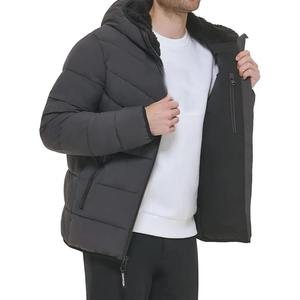 High Quality Men's <b>Winter</b> <b>Quilted</b> Padded Jacket Waterproof Bubble Design Custom Sublimation Print 100 Gram Fabric Weight - Product Image 5