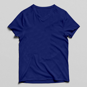 T-shirt pour homme de haute qualité à séchage rapide, col en V, manches courtes, 100% coton peigné, logo personnalisé, couleur personnalisée, coupe classique - Product Image 3
