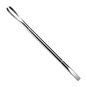 Herramienta Empujadora de Cutículas de Acero Inoxidable de Doble Punta MORJE para Manicura, Diseño de Doble Cabeza Reutilizable - Product Image 1