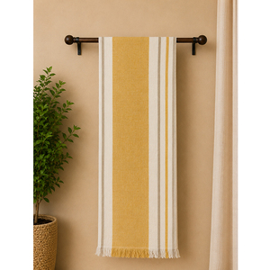 Manta Bordada 100% Lino con Flecos Anudados a Mano |   Manta de Sofá de Lino Suave y Lujosa para Cama, Sofá y Decoración del Hogar - Product Image 4