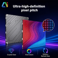 Layar LED Sudut Pandang Lebar Video Wall LED P1.2/P1.25/P1.53/P1.86/P2/P2.5 7680Hz 800cd/m² Kecerahan Tinggi 4K Ringan