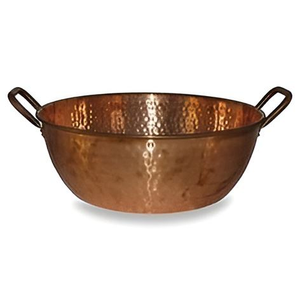 Bol de pédicure artisanal de haute qualité en cuivre pur à 100 %, forme ronde, finitions personnalisées, prix de gros, Inde - Massage des pieds - Product Image 4