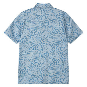 เสื้อเชิ้ตฮาวายพิมพ์ลายเต็มตัว แขนสั้น ผ้าโพลีเอสเตอร์ สำหรับฤดูร้อน ขายส่ง เสื้อเชิ้ตอโลฮ่าติดกระดุม เสื้อฮาวายแบบซับลิเมชั่นสำหรับผู้ชาย - Product Image 5