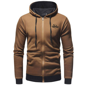 Oferta Especial: Sudadera con Capucha y Cremallera para Hombre, Invierno, 100% Algodón, Transpirable, Estilo Único - Product Image 1
