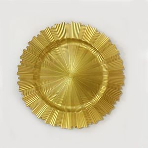 Assiette de présentation en métal de haute qualité pour table à manger, décoration élégante pour réception de mariage et service traiteur - Product Image 2