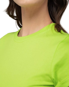 Women's Cropped <b>Raglan</b> Sleeve T-Shirt Solid Color Crew Neck Short Sleeve Casual Spring Summer Knitted Cotton <b>Top</b> - Product Image 5