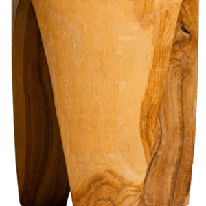 ARTERRA - Taburete de Madera de Teca Sólida de Lujo Hecho a Mano, Versátil, para Espacios Rústicos y Modernos, para Uso en Villas, Hoteles y Apartamentos - Product Image 3