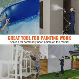 Serbatoio a Pressione in Metallo da 10L/2.5gal per Vernice, 70PSI Max, con Sigillante per Riparazione Perdite, per Pistole a Spruzzo, Uso Domestico e Industriale - Product Image 6