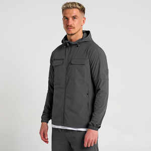 New Arrival Fashion Breathable Casual Thin UV Protection <b>Summer</b> <b>Men</b> Outdoor Climbing <b>Jacket</b> Zipper Nonwoven Waterproof Windproof - Product Image 3