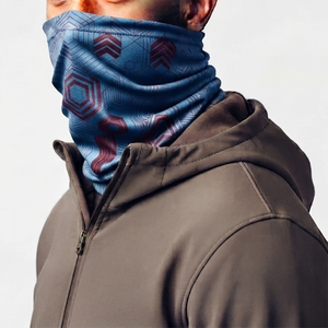 Cache-cou élégant 100 % polyester pour homme, couleur unie, taille personnalisée, respirant, pour activités de plein air - Product Image 1