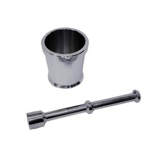 Mortier et pilon en aluminium robuste Khalbatta Okhli Musal pour épices, ail, gingembre, herbes ayurvédiques - Product Image 6