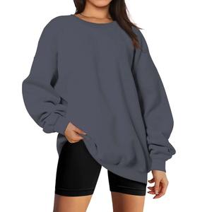 Ensemble de survêtement court uni pour femme, 2 pièces, sweat-shirt et short, pour le sport et le jogging - Product Image 4