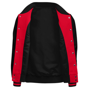 Veste universitaire classique d'hiver, broderie personnalisée, veste de baseball, veste bomber universitaire, veste en laine et fourrure de mouton, vente en gros - Product Image 5