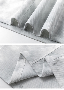 Polo de performance respirant anti-boulochage pour homme, à manches courtes, évacuant l'humidité, en polyester/coton, pour le golf ou comme uniforme décontracté pour le personnel - Product Image 2