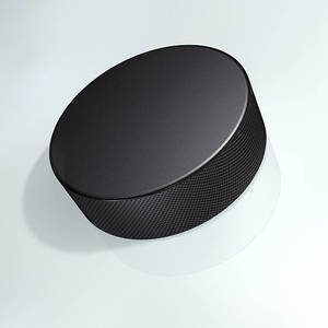 Pucks de hockey sur glace personnalisés RX Sports pour jeunes, en plastique/PVC, commandes en gros pour l'entraînement et la compétition durables - Product Image 1