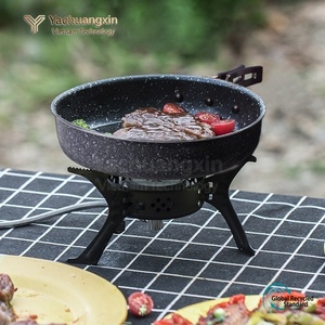 Sartén antiadherente para acampar al aire libre Mountain Guest, sartén plegable Maifanshi, sartén wok grande, sartén individual - Product Image 3
